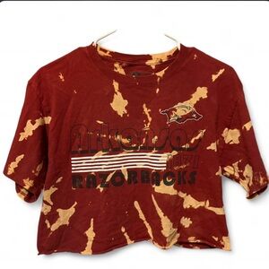Arkansas Razorback’s cropped tee